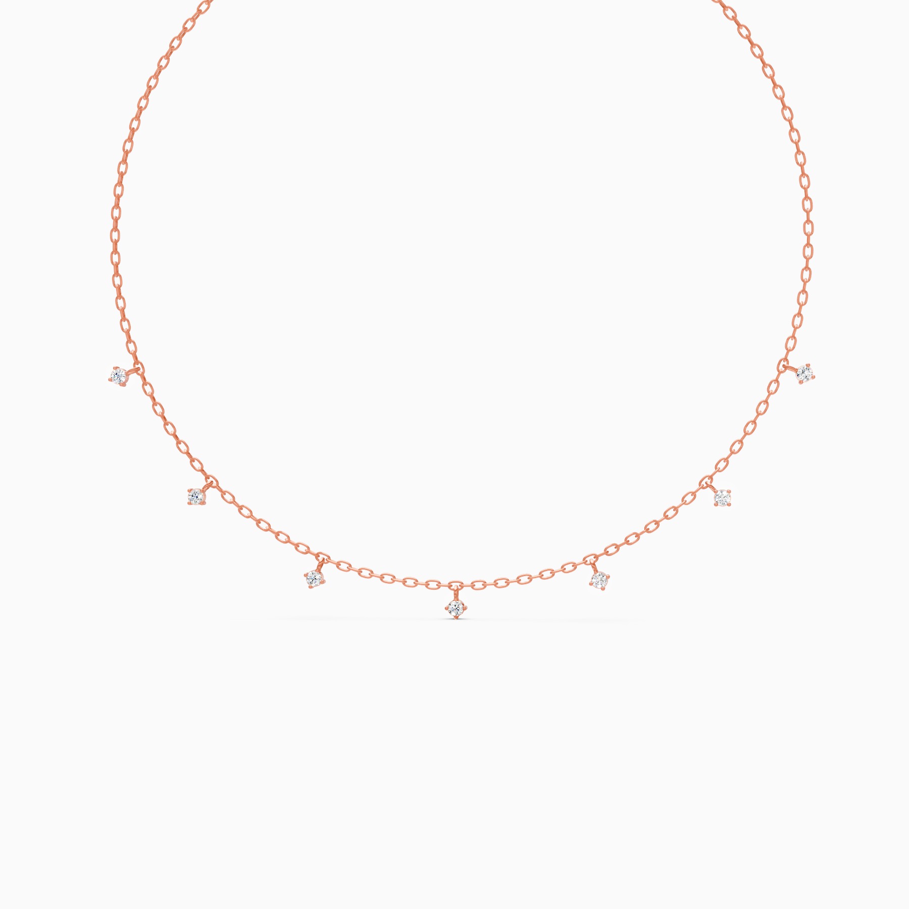 Twinkle Drops Lab Grown Diamond Necklace